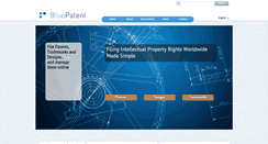 Desktop Screenshot of bluepatent.com